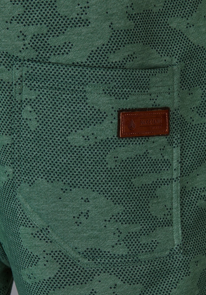 NaketanoSweatPantsJogginghoseSchnellbumser202300-0801PineGreenMelangeCamouflage-S