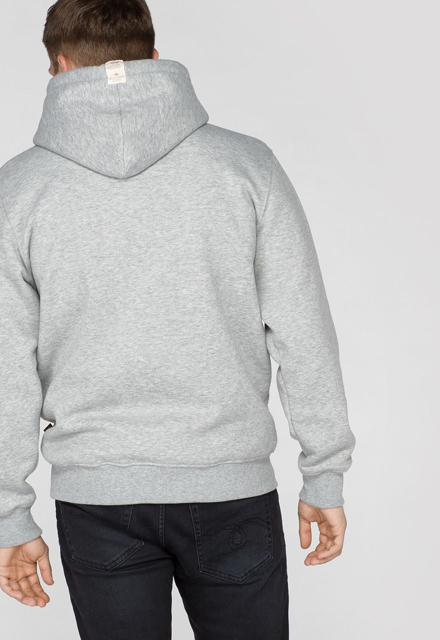 AlphaIndustriesFoamPrintHoodyHoodiesSweatshirtsGreyHeather-XXL