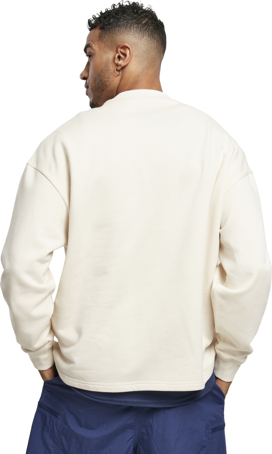 UrbanClassicsHoodieSweatshirtOrganicOversizedBoxyCrewWhitesand-3XL