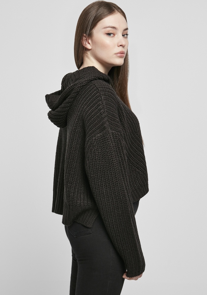 UrbanClassicsDamenHoodieLadiesOversizedHoodySweaterBlack