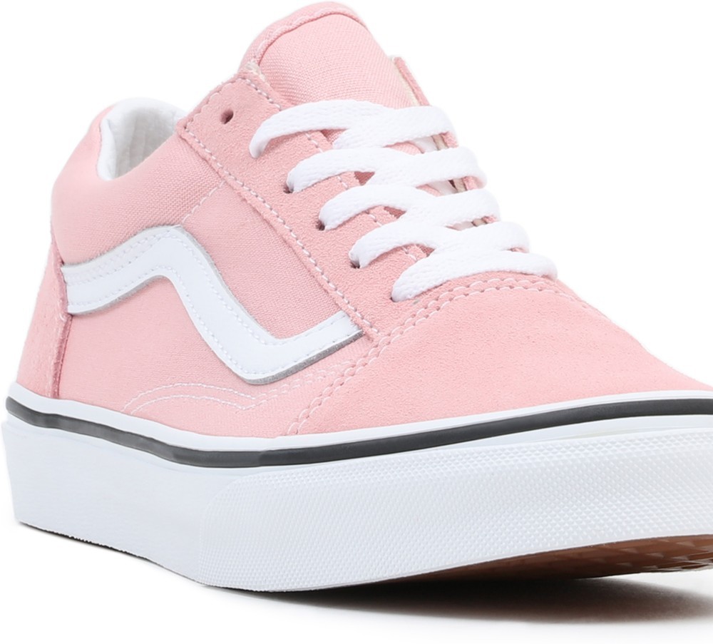 VansJuniorKidsLifestyleClassicFTWSneakerJnOldSkoolPowderPinkTrueWhite