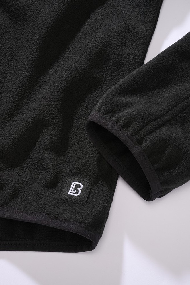 BranditHerrenFleecepulloverFleeceTroyerRipstopBlack-S