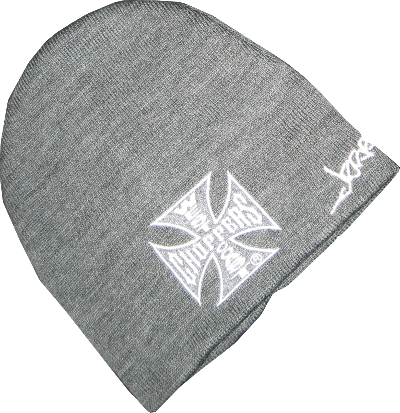 WCCWestCoastChoppersBeanieIronCross