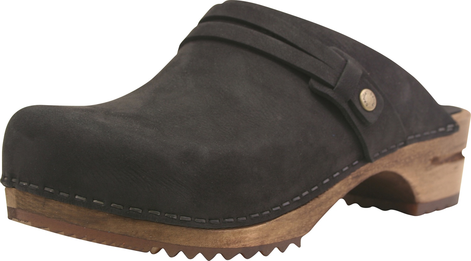 SanitaDamenOffenerClogWood-UrsanaOpenBlack