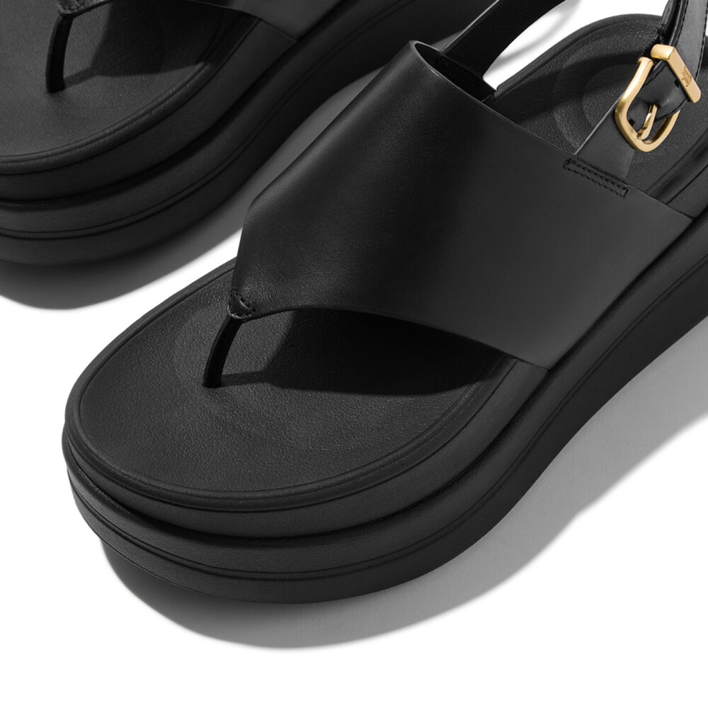 FitFlopDamenSandalenF-ModeStackLeatherBack-StrapToe-PostSandalsE2G