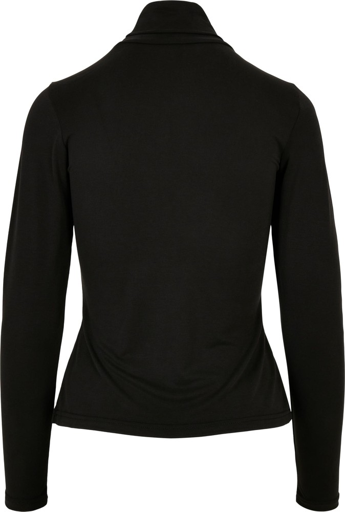 UrbanClassicsDamenLadiesModalTurtleneckLongsleeveBlack