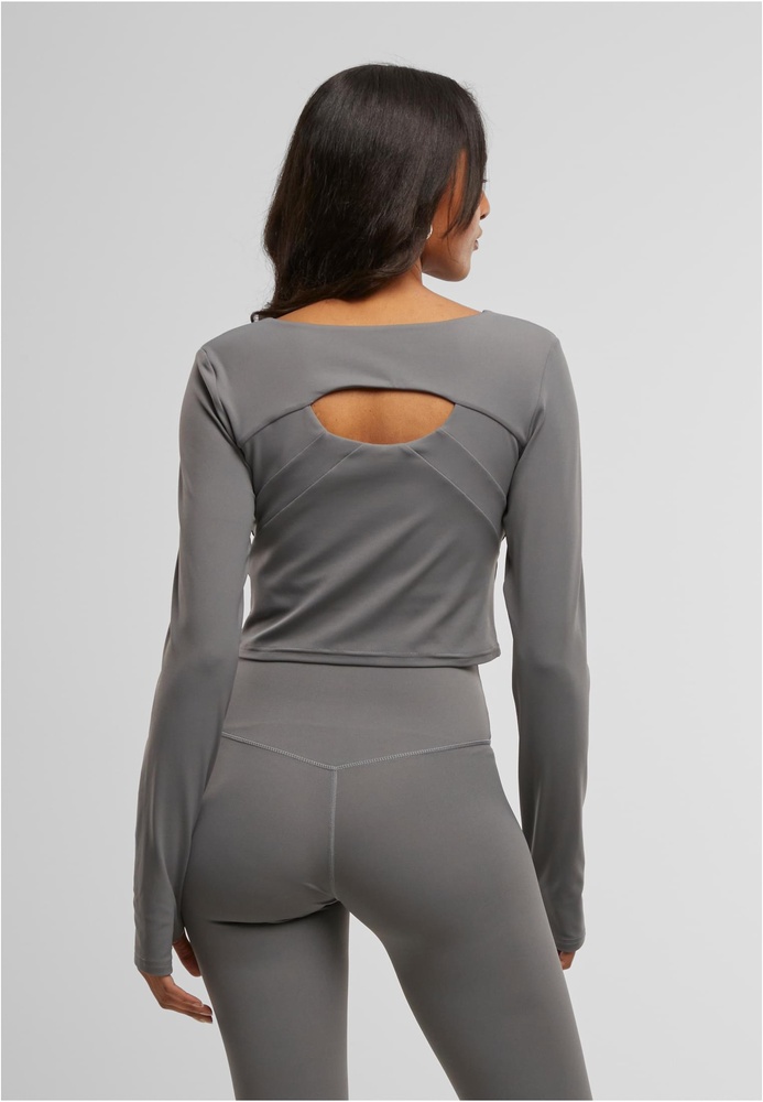 UCYogaDamenLadiesSportsLongsleeveTB7807SeniorGrey-L