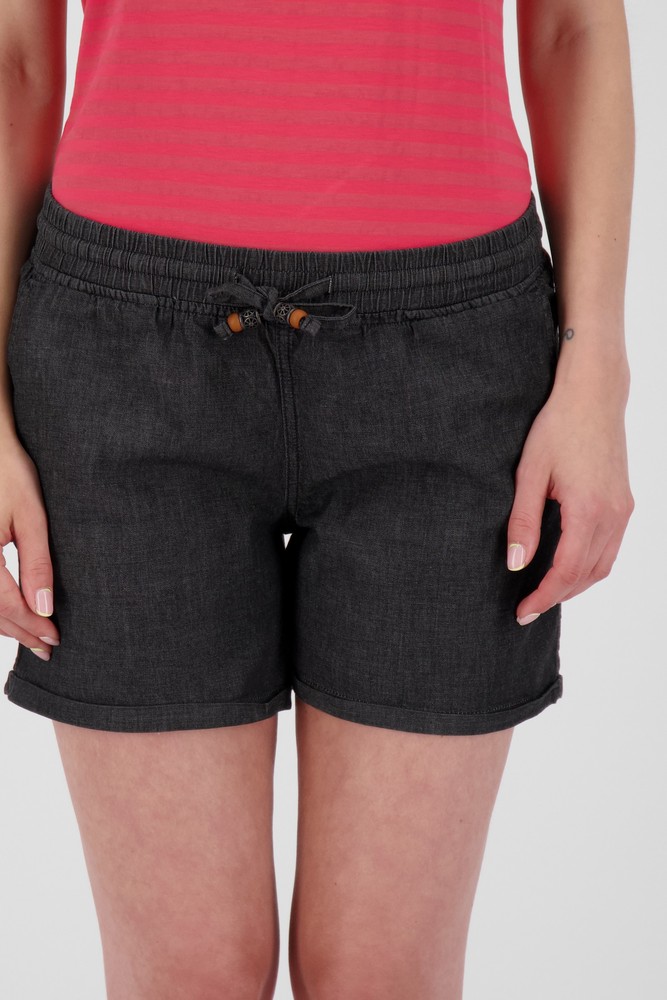 AlifeKickinDamenHoseFreizeitkurzJaneAK23008-9999BlackDenim-XS