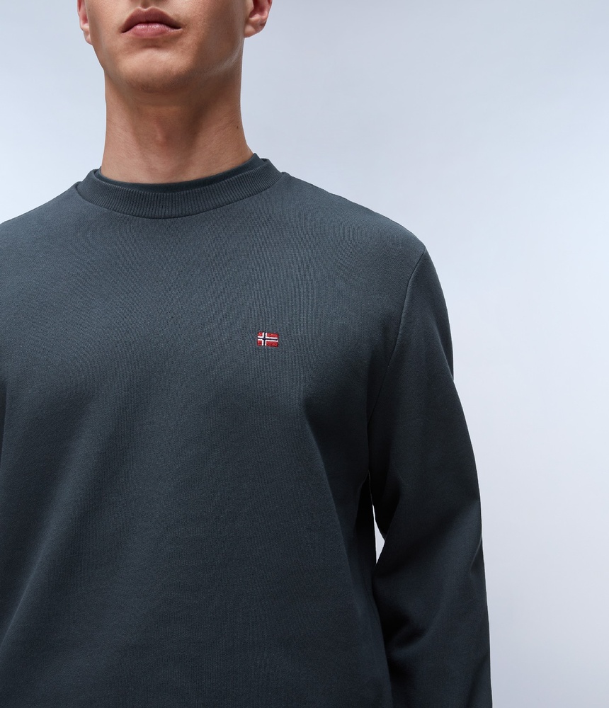 NapapijriSweatshirtBalisCrew1NP0A4FQWGreenUrban-XS