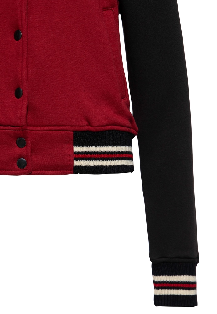 QueenKerosinDamenCollegeSweatJacketWeCanDoItQKI34001