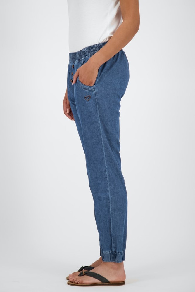 AlifeKickinDamenHoseAlexisAKDNMPantDarkDenim