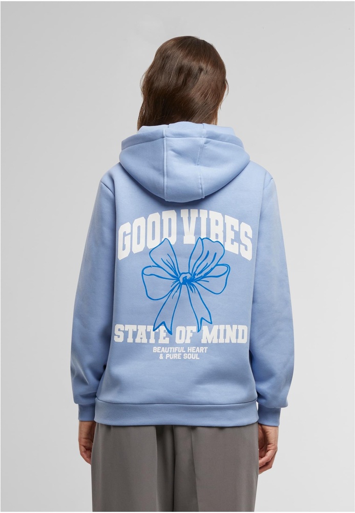MisterTeeDamenGoodVibesBowLadiesFluffyHoodyMST253Powderblue-3XL