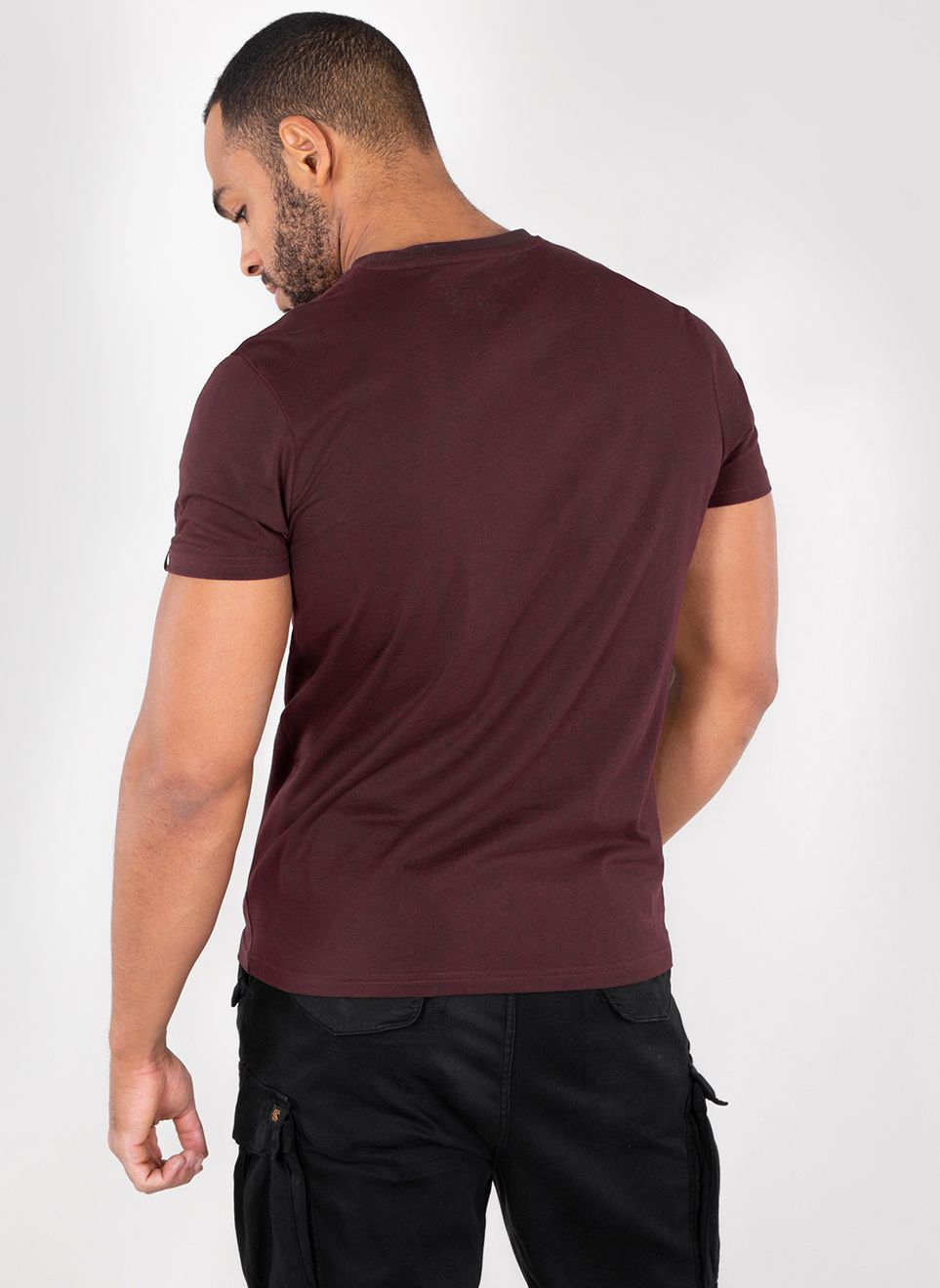 AlphaIndustriesBasicT-ShirtDeepMaroon-XXL