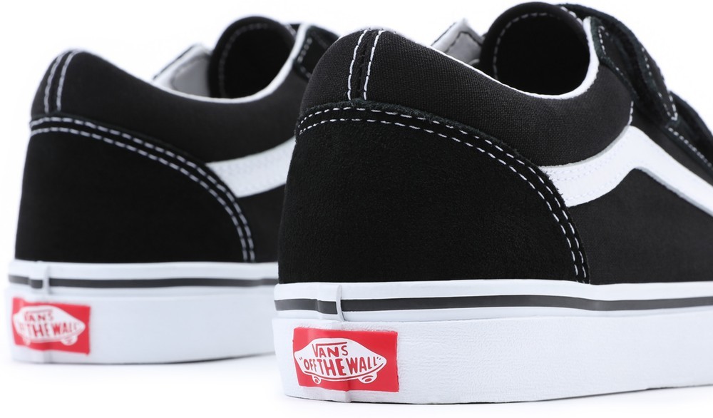 VansJuniorKidsLifestyleClassicFTWSneakerJnOldSkoolVBlackTrueWhite