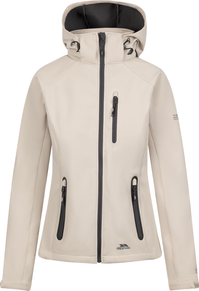 TrespassDamenRegenjackeBelaIiSoftshellJacketSoftStone-XS
