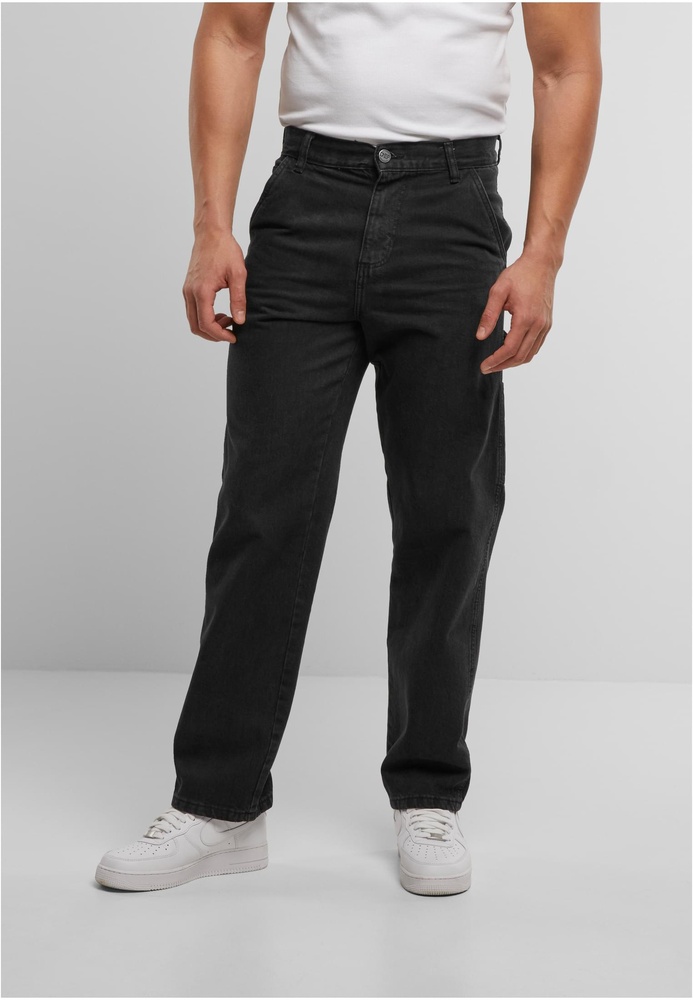 DEFJeanshoseWoodStraightFitJeansDFJS237Black-30