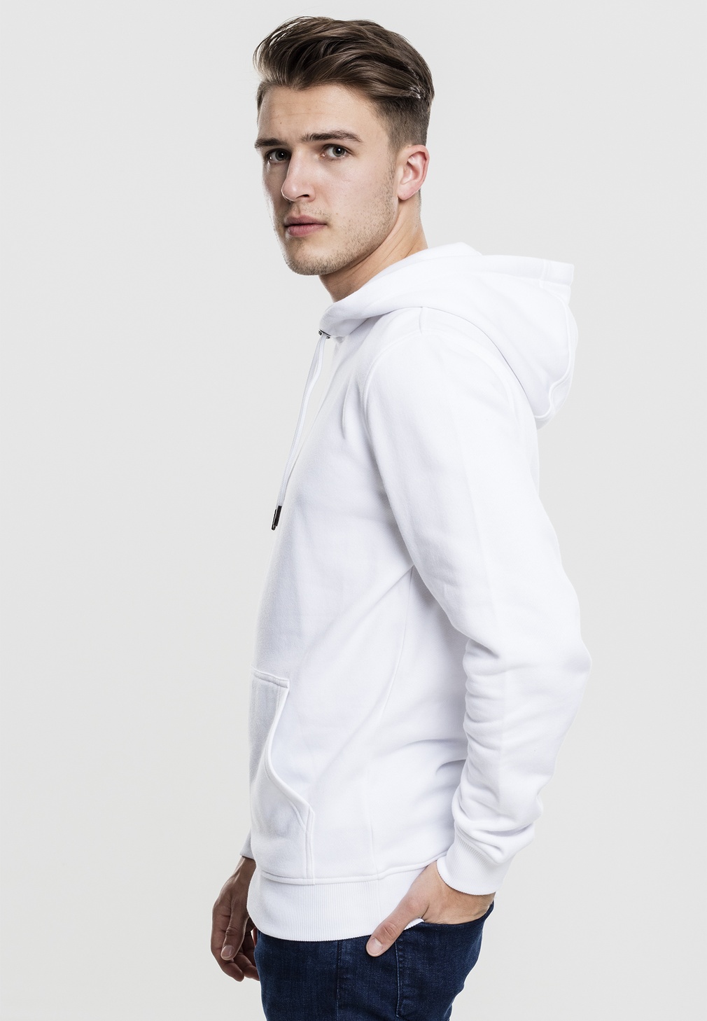 UrbanClassicsHoodieBasicSweatHoodyWhite-L