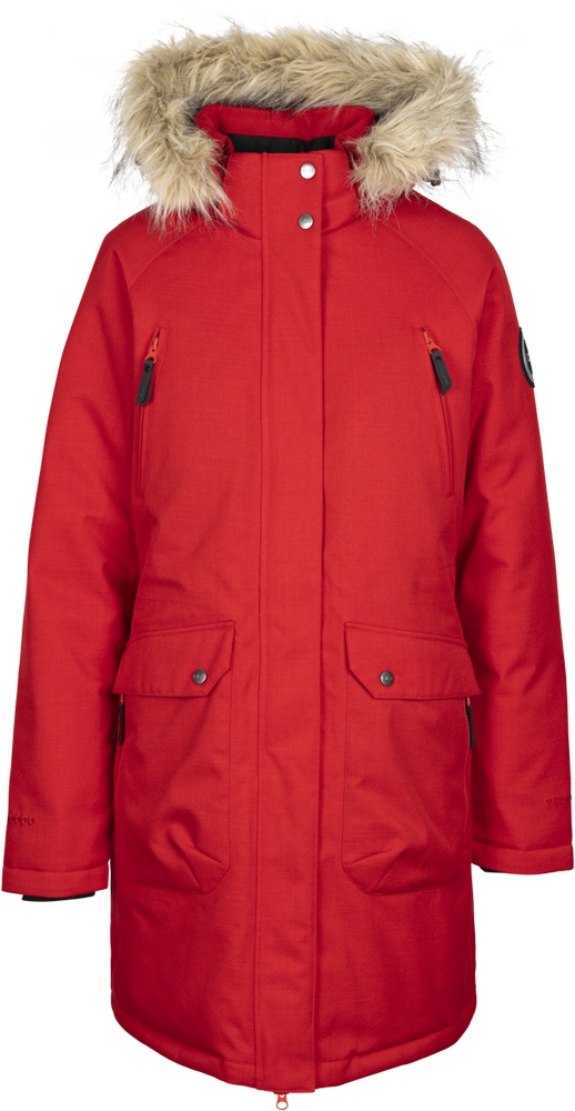 DLXDamenWinterjackeDanaDownJacketRedMarl-XXS