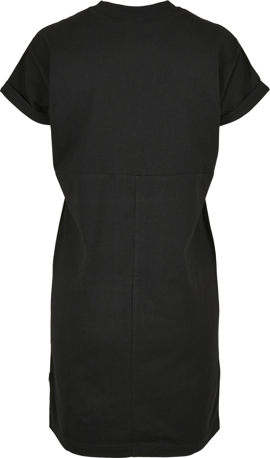 UrbanClassicsDamenKleidLadiesOrganicCottonCutOnSleeveTeeDressBlack