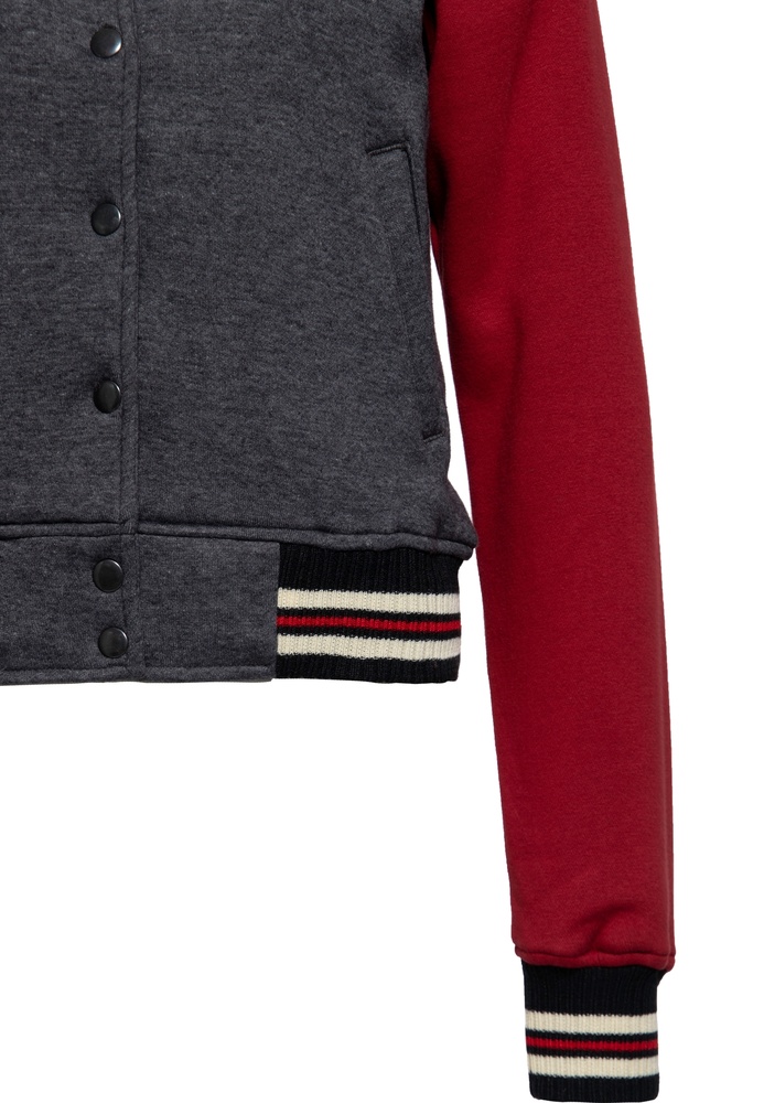 QueenKerosinDamenCollegeSweatJacketWonderCatQKI34003