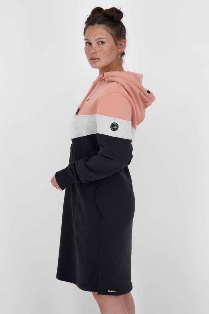 AlifeKickinDamenSweatkleidBiggiAKASweatdressMahagonium-2XL