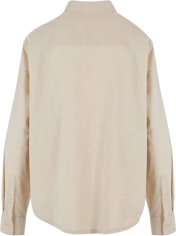 UrbanClassicsDamenLadiesLinenMixedOversizedShirtTB6847Softseagrass-3XL