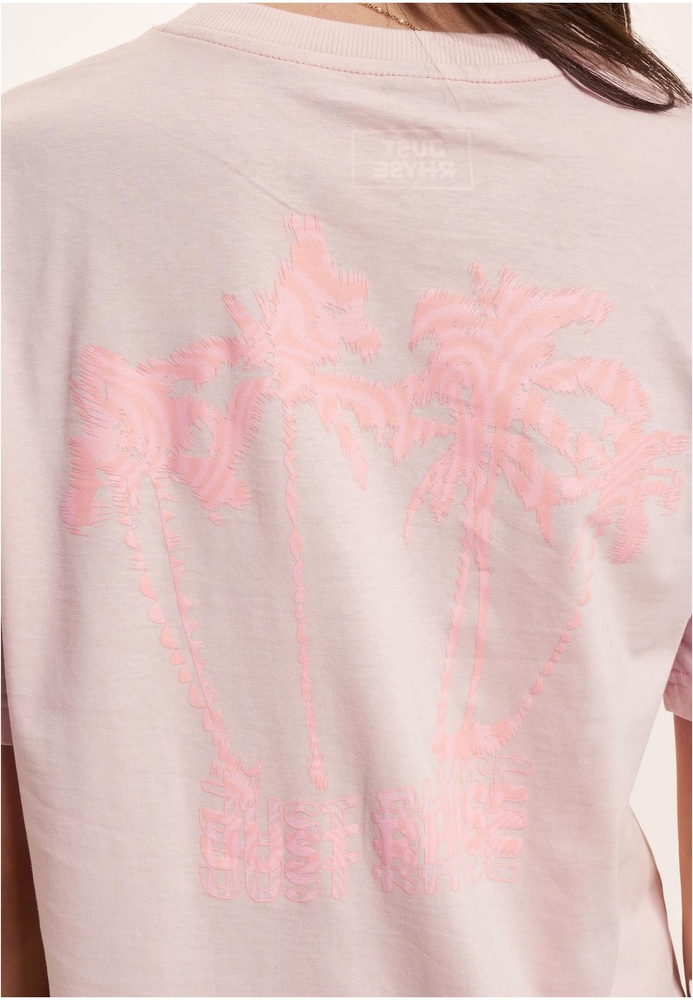 JustRhyseDamenWavypalmsT-ShirtsJLTS283TPink-L