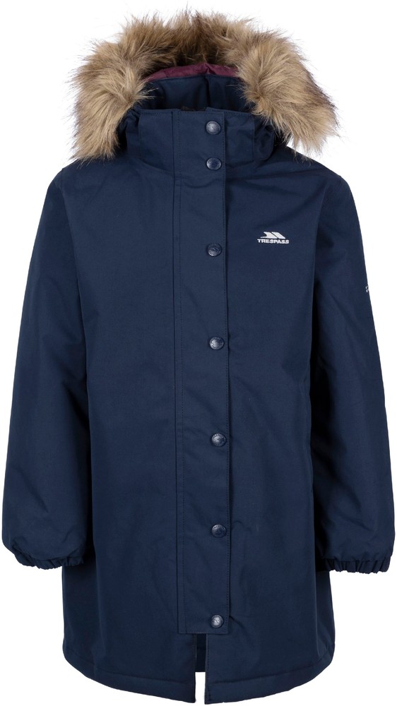 TrespassKinderRegenjackeAstound-GirlsRainwearJacketTp50Navy-1112