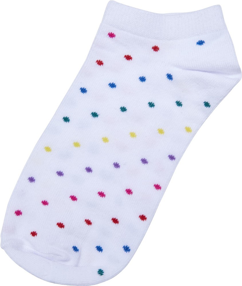 UrbanClassicsNoShowSocksRainbowDots5-Pack