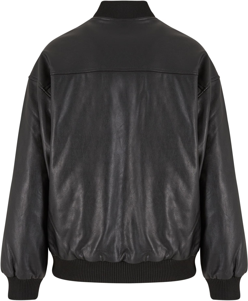 UrbanClassicsDamenLadiesSyntheticLeatherBomberJacketTB6725