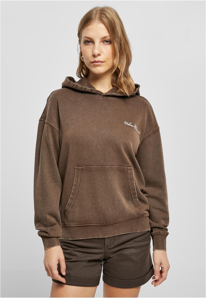 UrbanClassicsDamenLadiesSmallEmbroideryTerryHoody