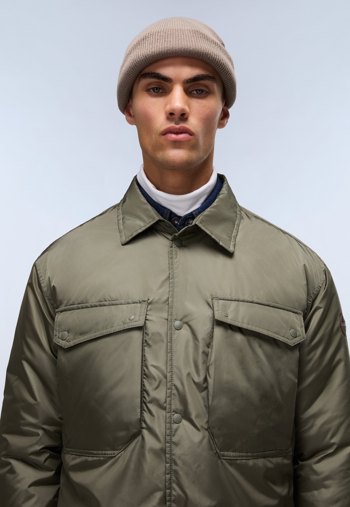 NapapijriLongsleevesO-CasiesLsNP0A88SNTeaLeafG0A-XS