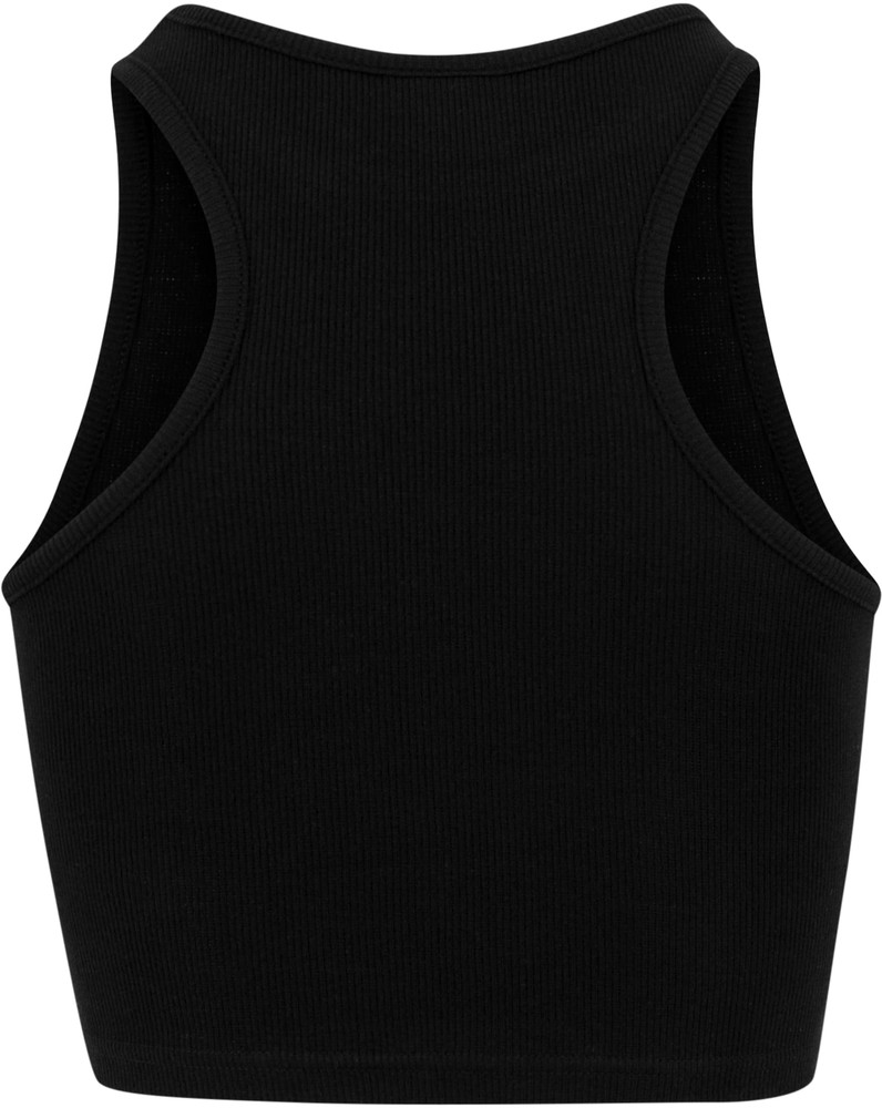 UrbanClassicsDamenLadiesCroppedRibTopBlack-3XL
