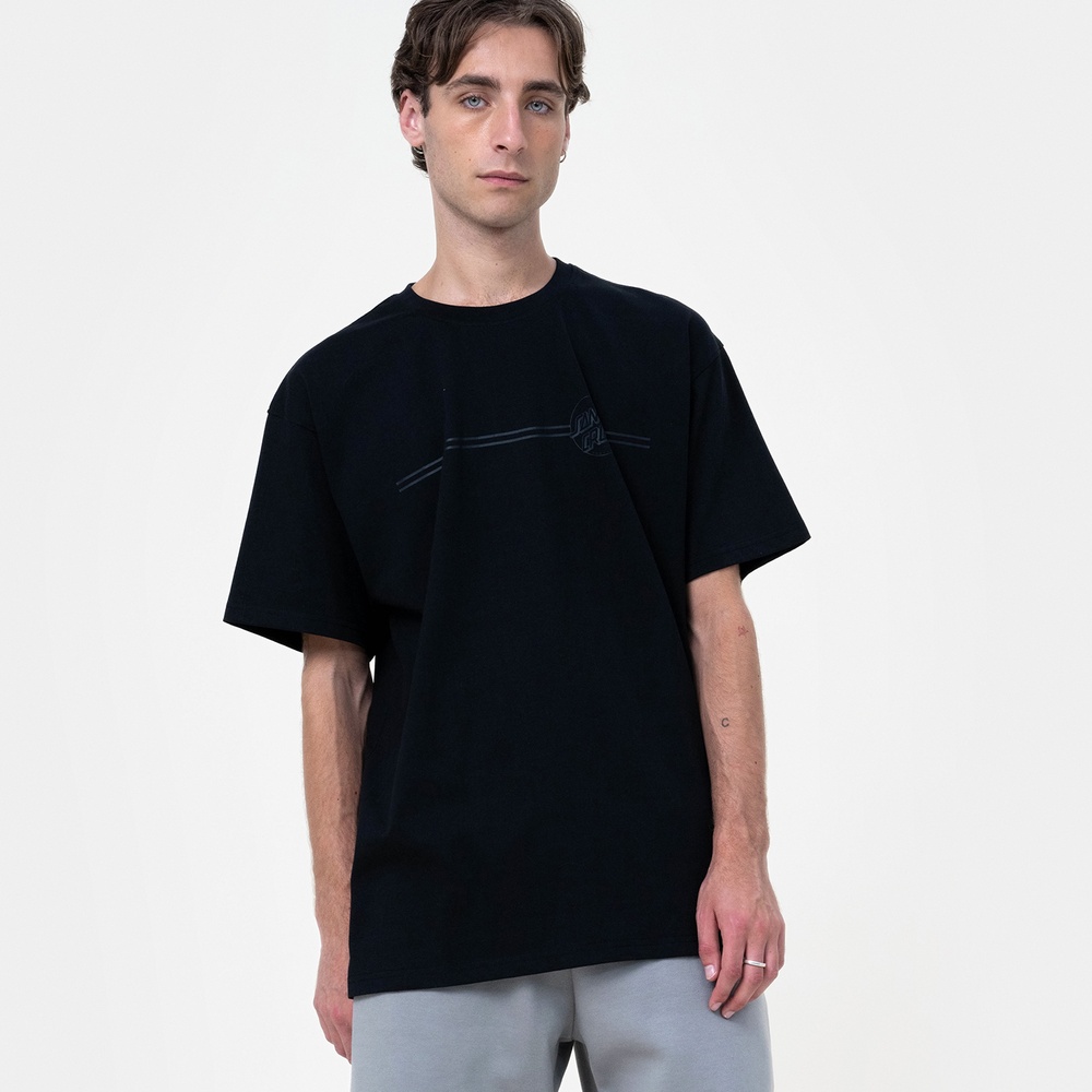 SantaCruzTonalOpusDotStripeT-ShirtSCM-T3270CosmicTeal-XS