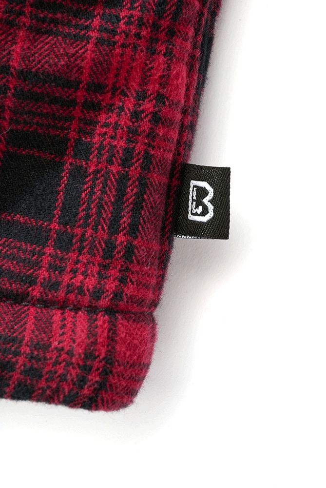 BranditFleecejackeClassicSherpaJacket3190RedBlack-S