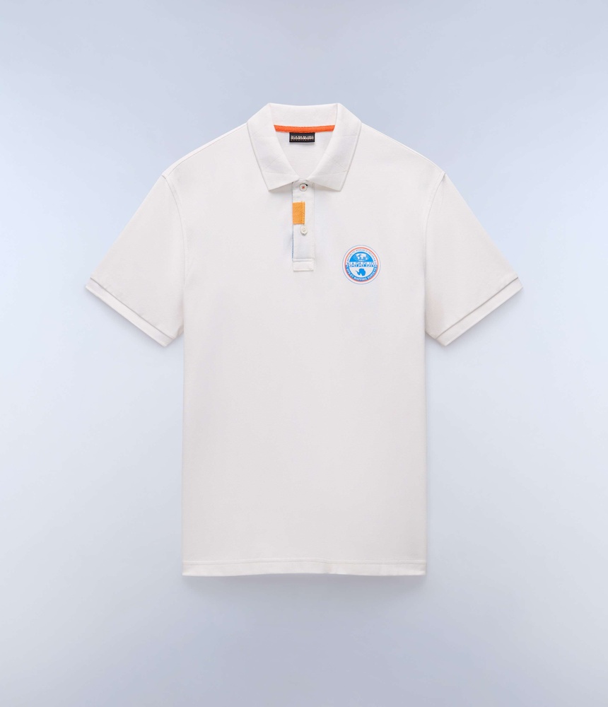 NapapijriPoloShirtE-ClanisSsNP0A4ID3WhiteWhisper-XS