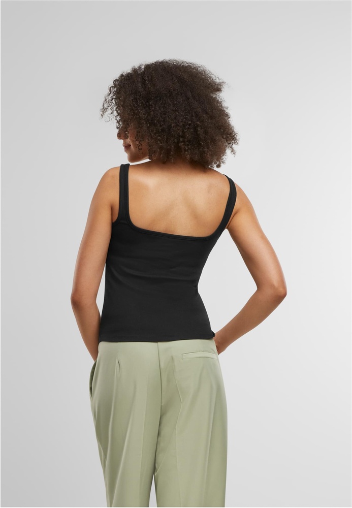 UrbanClassicsDamenLadiesWideNeckRibTop2-PackTB7513ABlack-3XL
