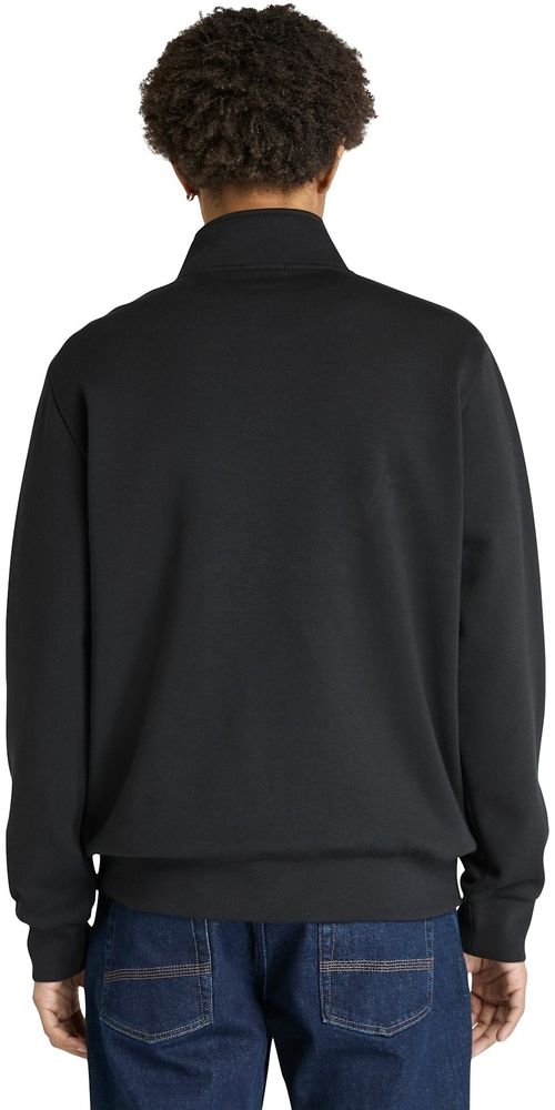 TimberlandPulloverSweatshirtOysterRiverChestLogoBrushback14ZipTB0A43B1