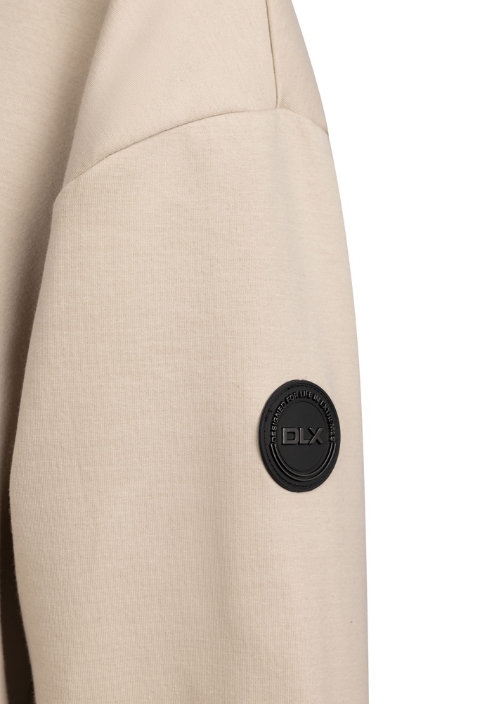 DLXDamenHoodieHildeHoodedTopSoftStone-XS