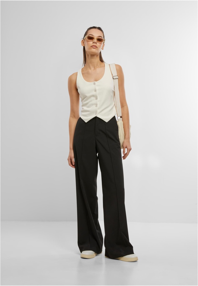 UrbanClassicsDamenT-ShirtLadiesJerseyVestTB7701Offwhite-L