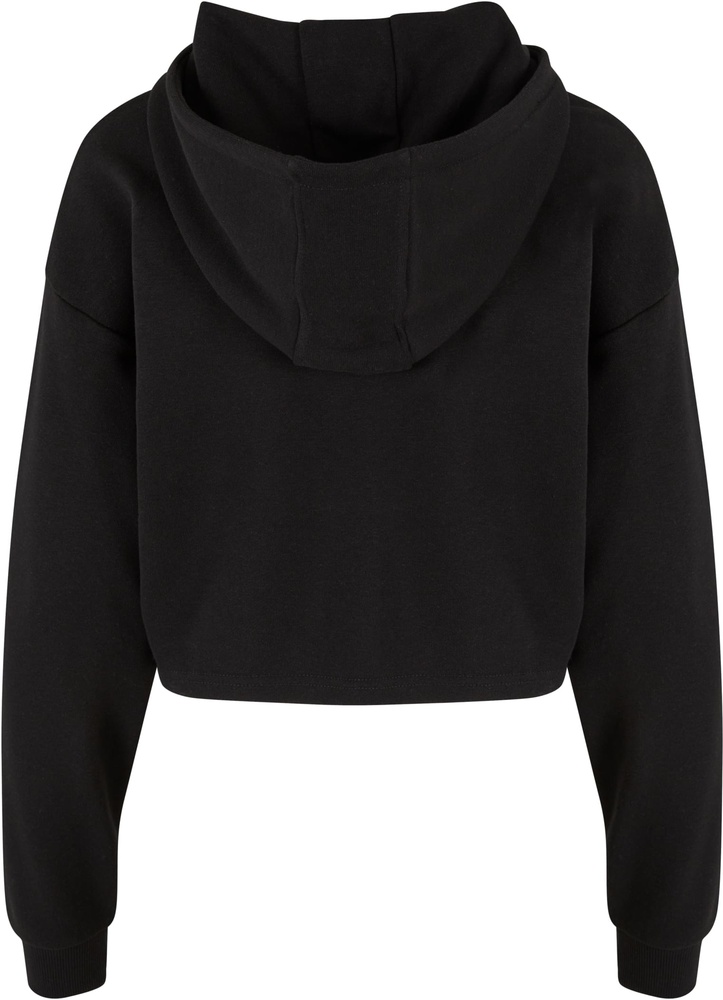 UrbanClassicsDamenLadiesOversizedCroppedLightTerryHoodieTB6854Black-3XL