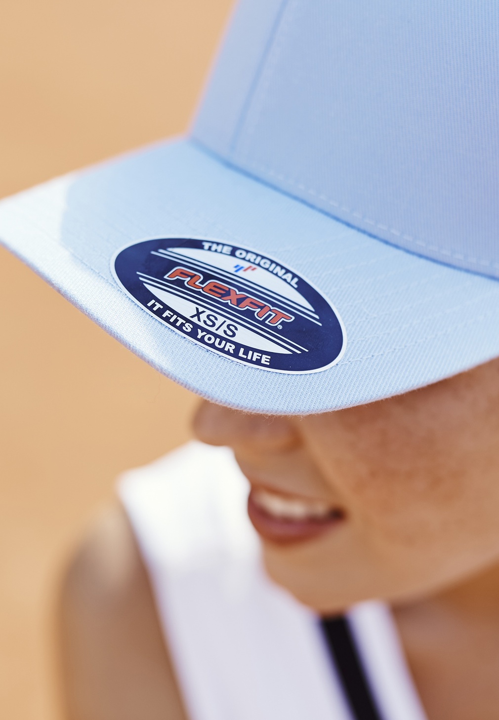 FlexfitCapWoolyCombedCarolinaBlue-LXL