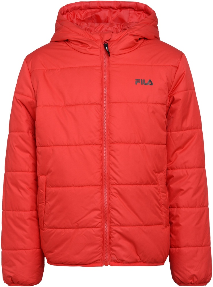 FilaTeensUnisexWattierteJackeBerghuelenPuffJacketTrueRed-134140