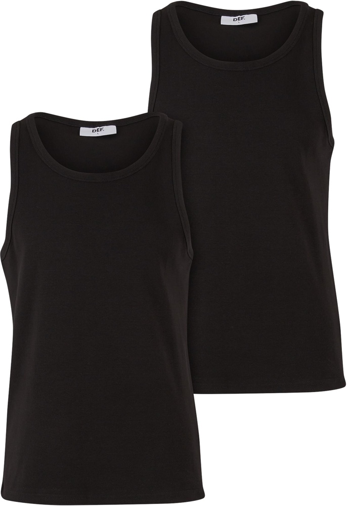 DEFTankTopsDFTT032JetBlackJetBlack-L