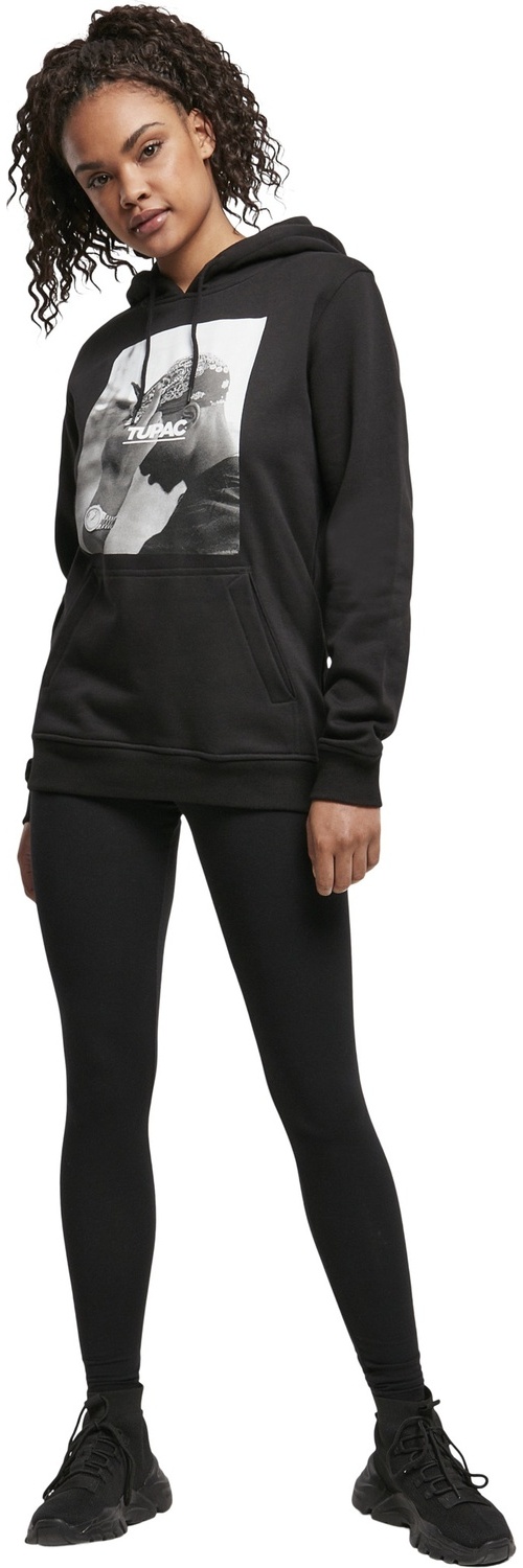 MisterTeeDamenSweatshirtLadies2PacFCkTheWorldHoodyBlack