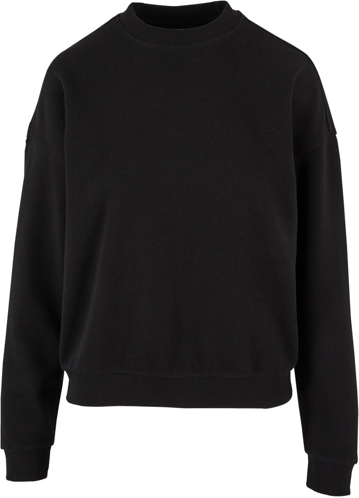 UrbanClassicsDamenPulloverLadiesOversizedLightTerryCrewneckTB6855Black-3XL