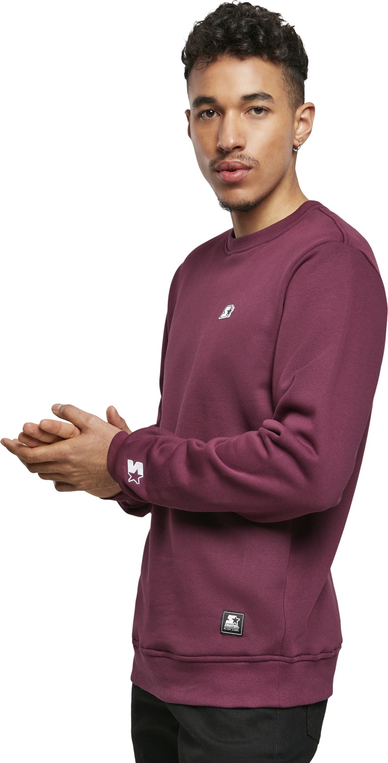 StarterBlackLabelHoodieSweatshirtEssentialCrewneckDarkviolet-L