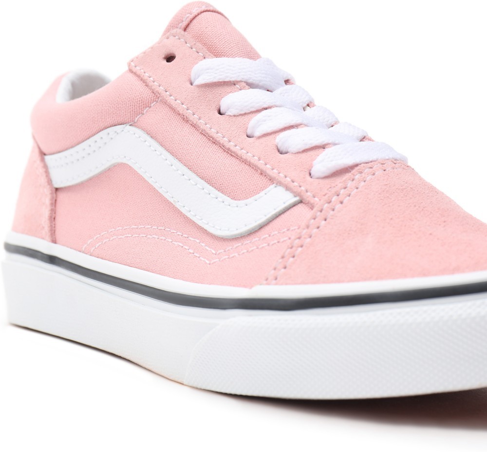 VansYouthUnisexKidsLifestyleClassicFTWSneakerUyOldSkoolPowderPinkTrueWhite-315