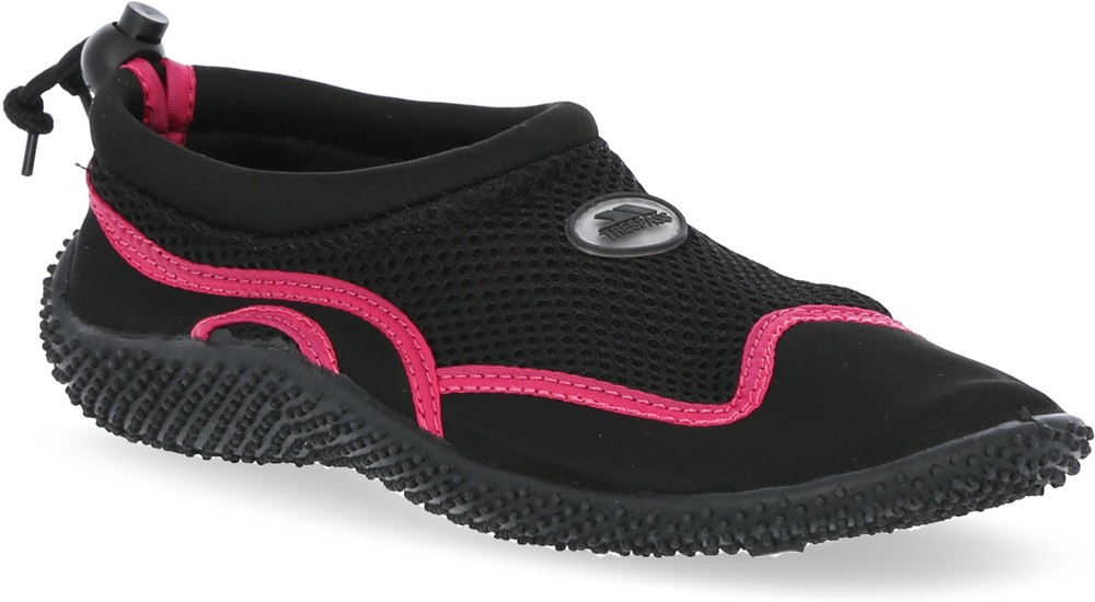 TrespassBadeschuhPaddle-UnisexAquaShoeBlackRaspberry-38