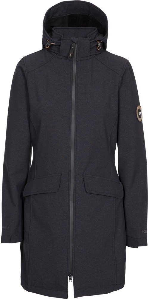 DLXDamenJackeMaria-FemaleDlxSoftshellJacketBlackMarl